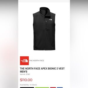The North Face Apex Bionic 2 Vest-Med